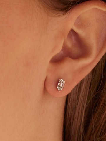 Boucles d'oreilles 'Klassisch' Lucardi en argent