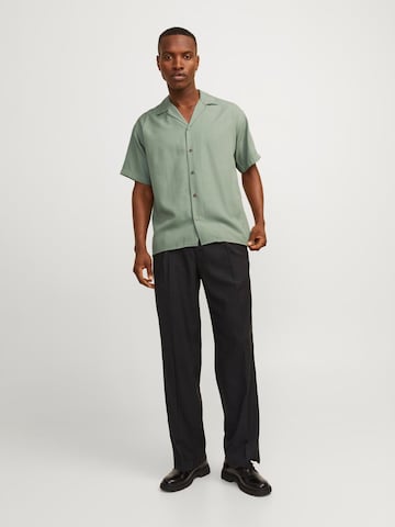 žalia JACK & JONES Patogus modelis Marškiniai 'CAARON'