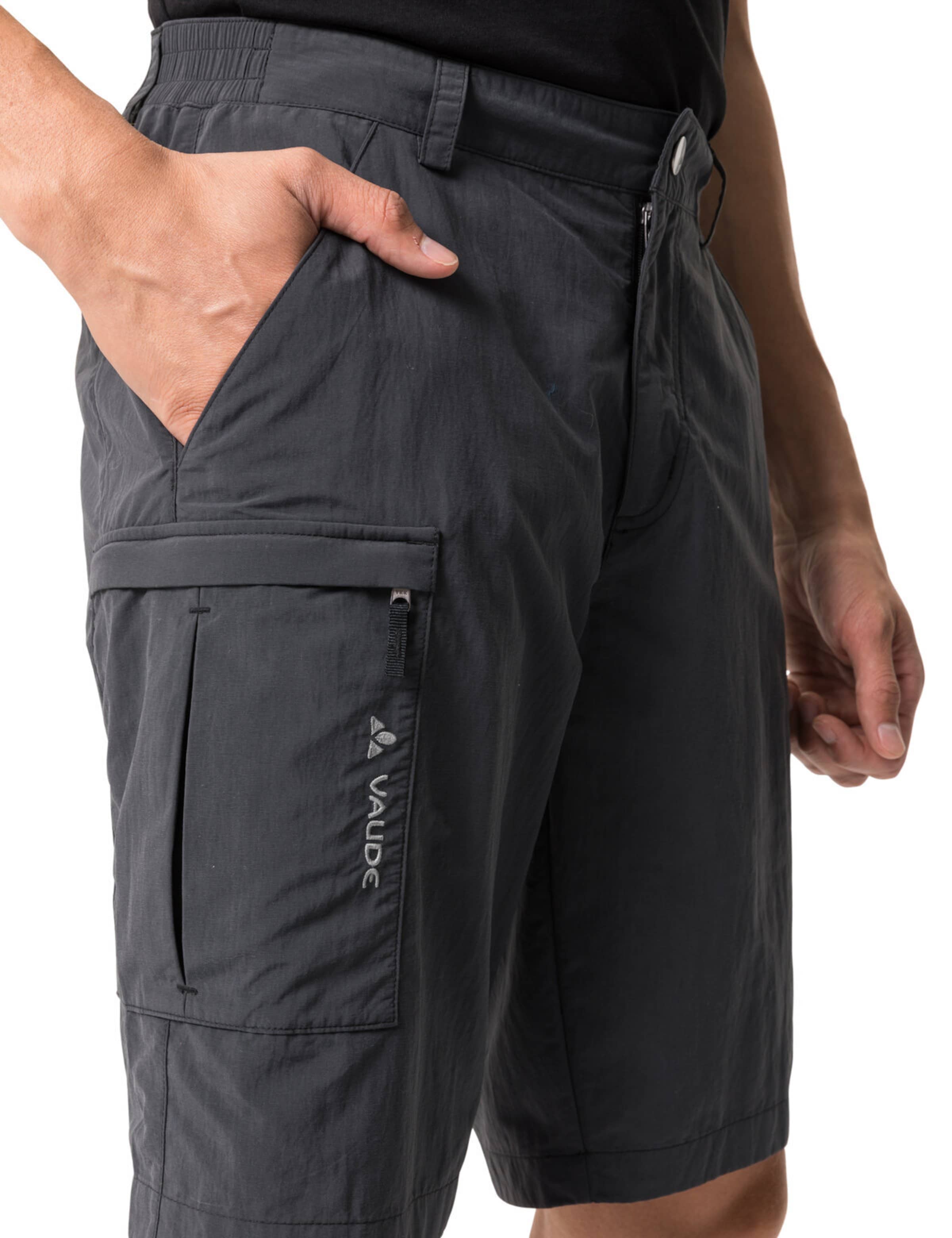 VAUDE Regular Outdoor trousers 'Farley' in Black