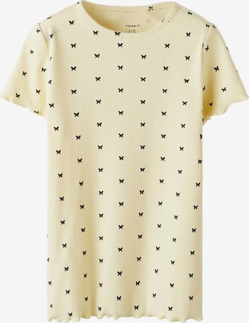 NAME IT - Camiseta en amarillo: frente
