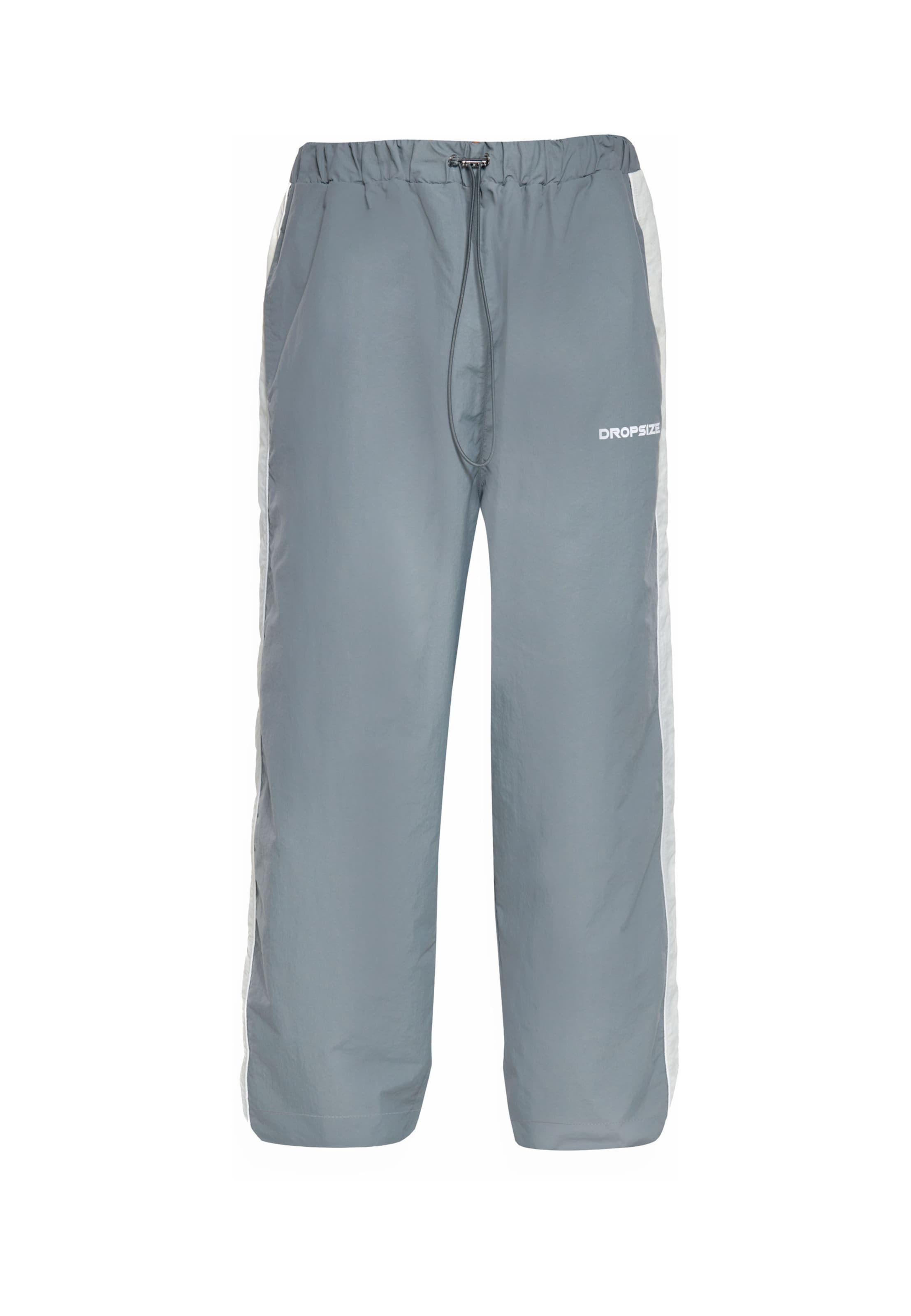 Dropsize Loosefit Broek in Grijs: voorkant