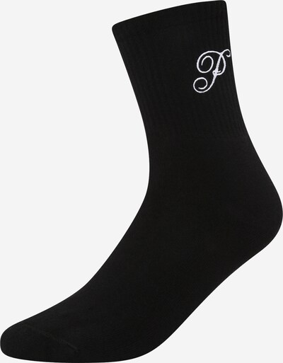 Pacemaker Chaussettes 'Taylor' en noir / blanc, Vue avec produit