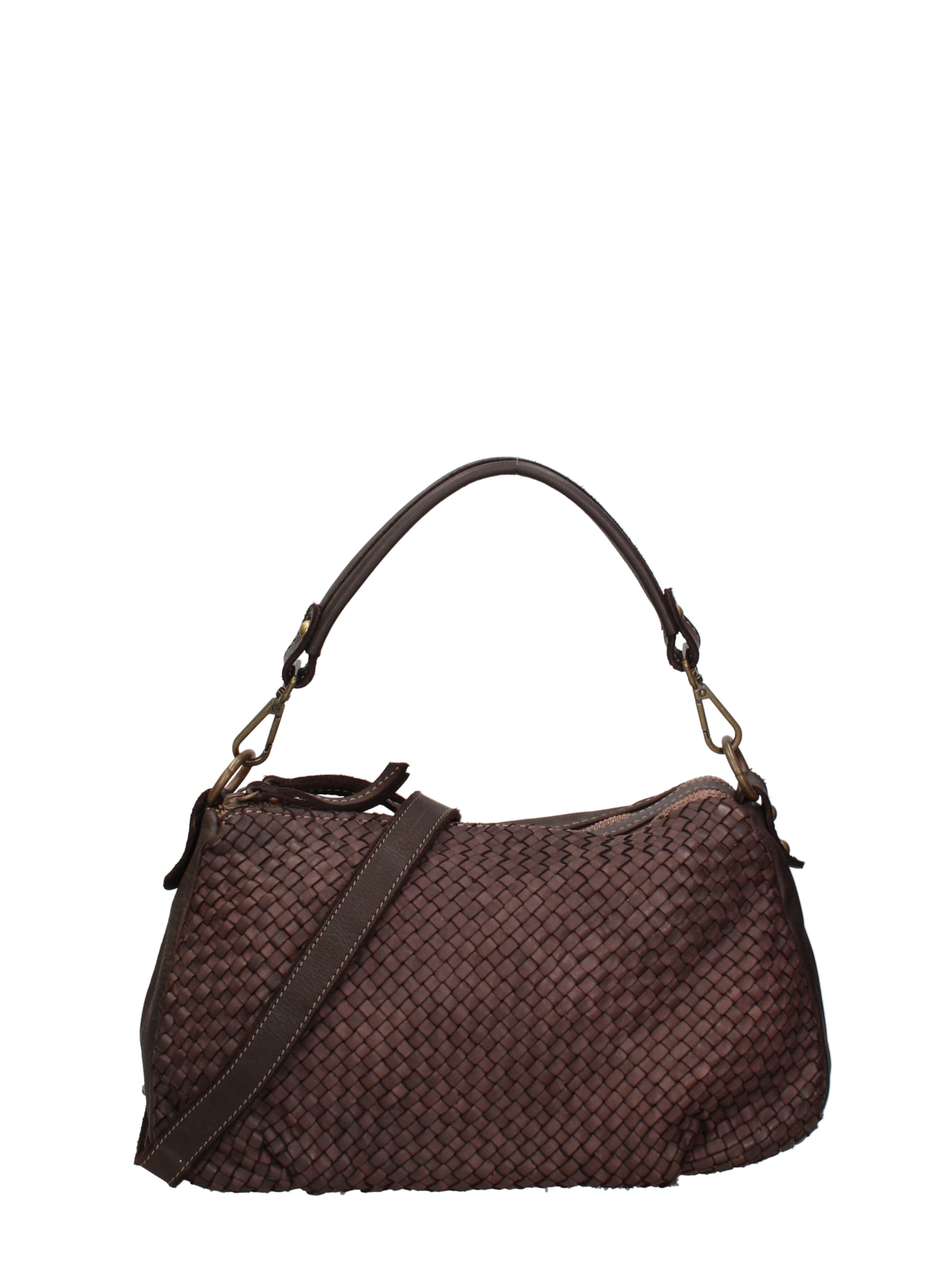 Sac bandoulière Gave Lux en marron : devant