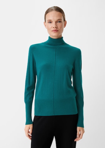 Pullover di comma casual identity in verde: frontale