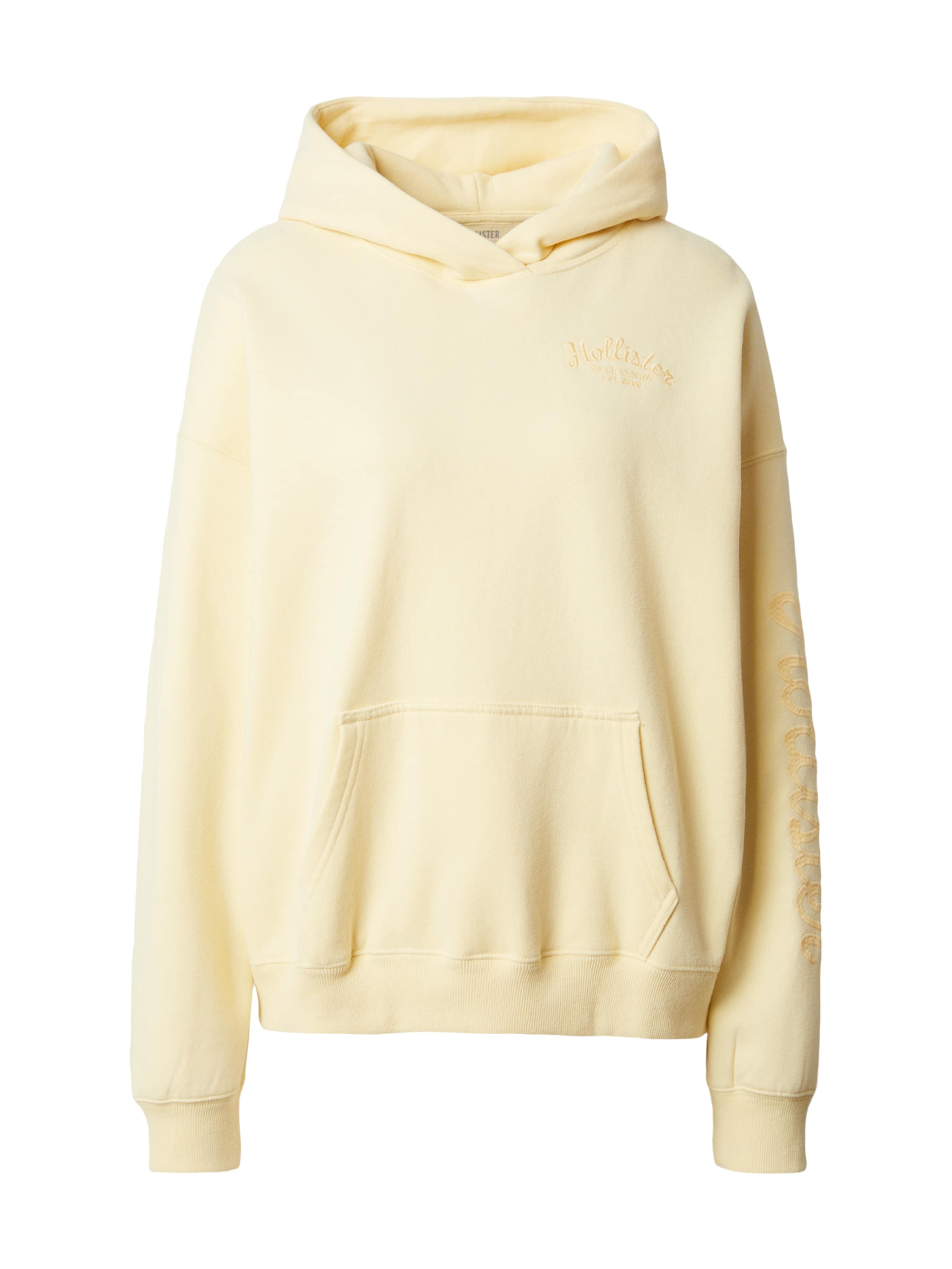 Felpa di HOLLISTER in giallo: frontale