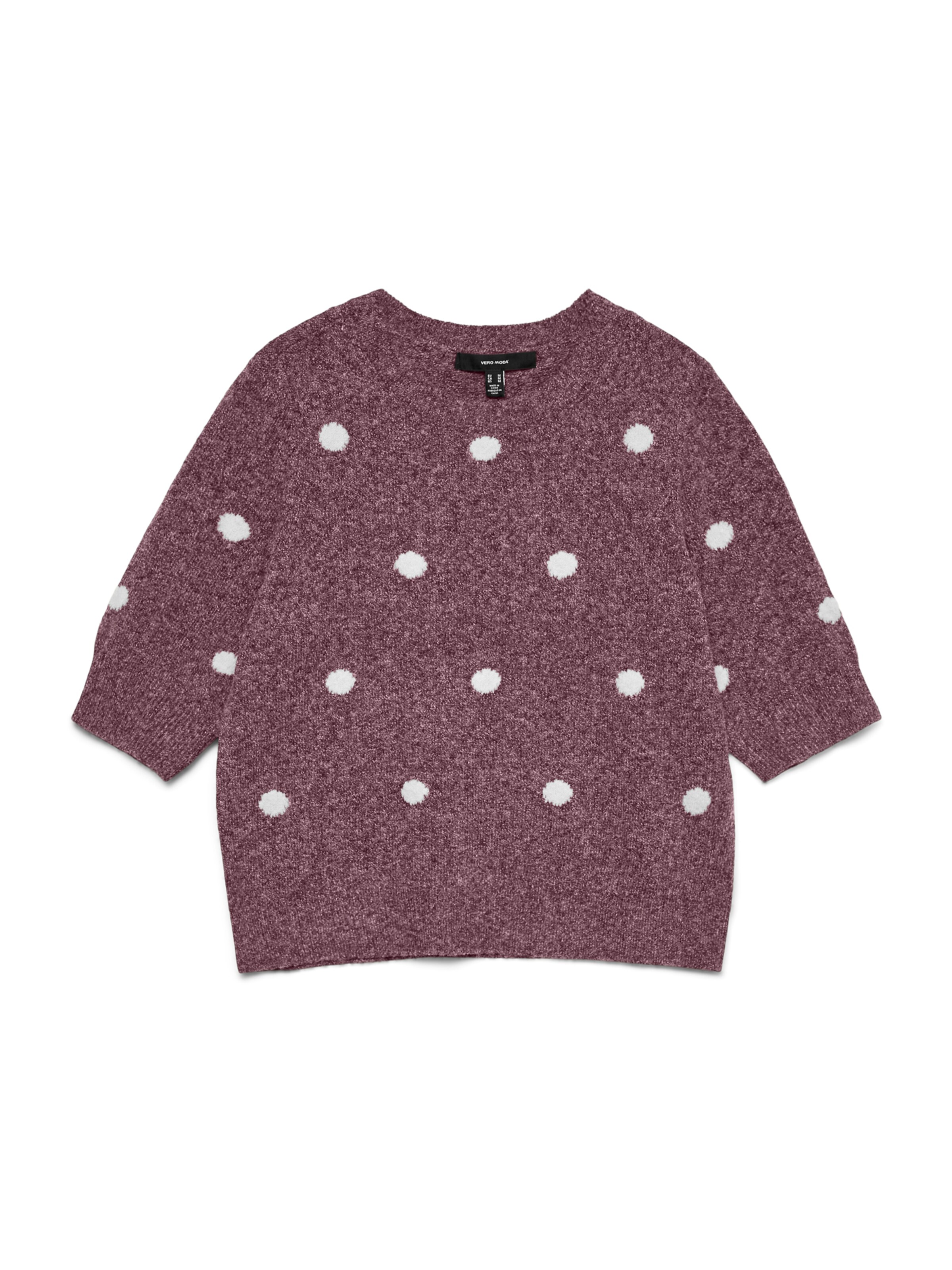 VERO MODA Pullover 'VMDoffy Intarsia' i pink: forside