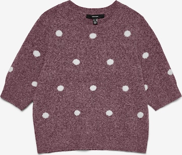 Pull-over 'VMDoffy Intarsia' VERO MODA en rose : devant