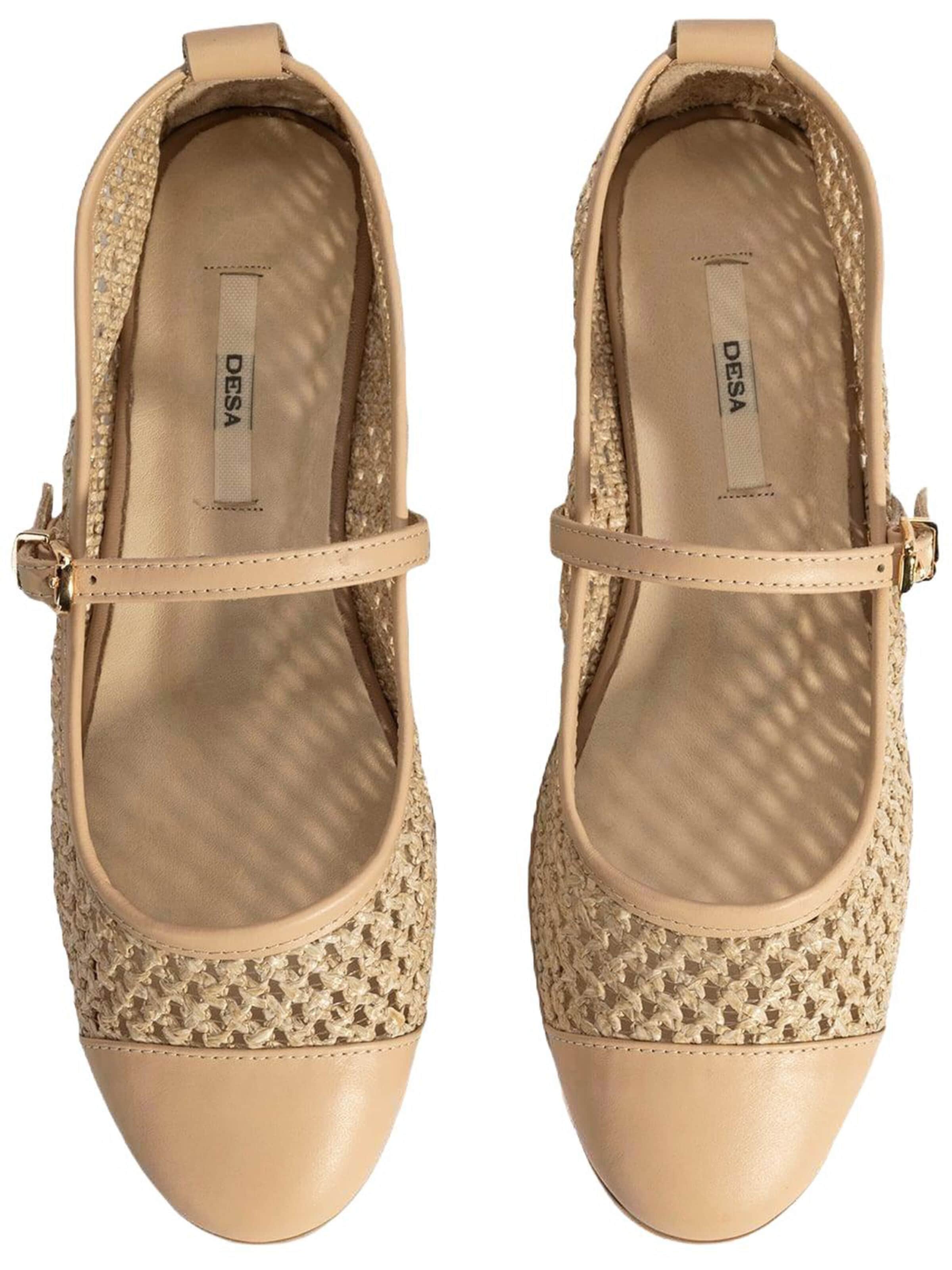 Desa Ballerina 'Ballettschuhe' in Beige