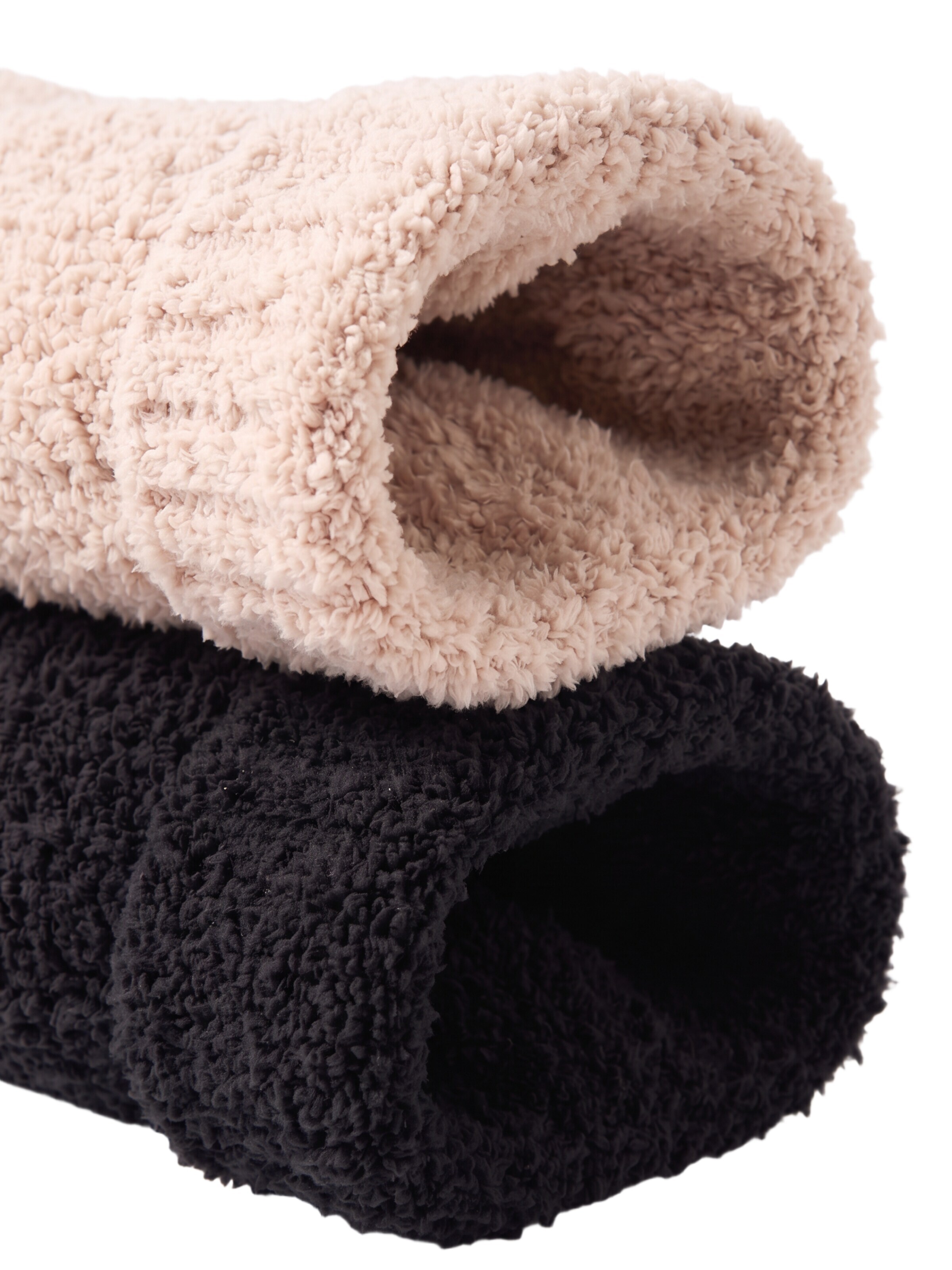 BONVERANO Over the Knee Socks in Beige