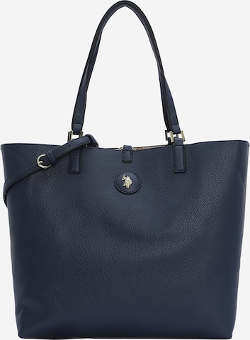 U.S. POLO ASSN. Shopper 'Malibu' in Blauw: voorkant