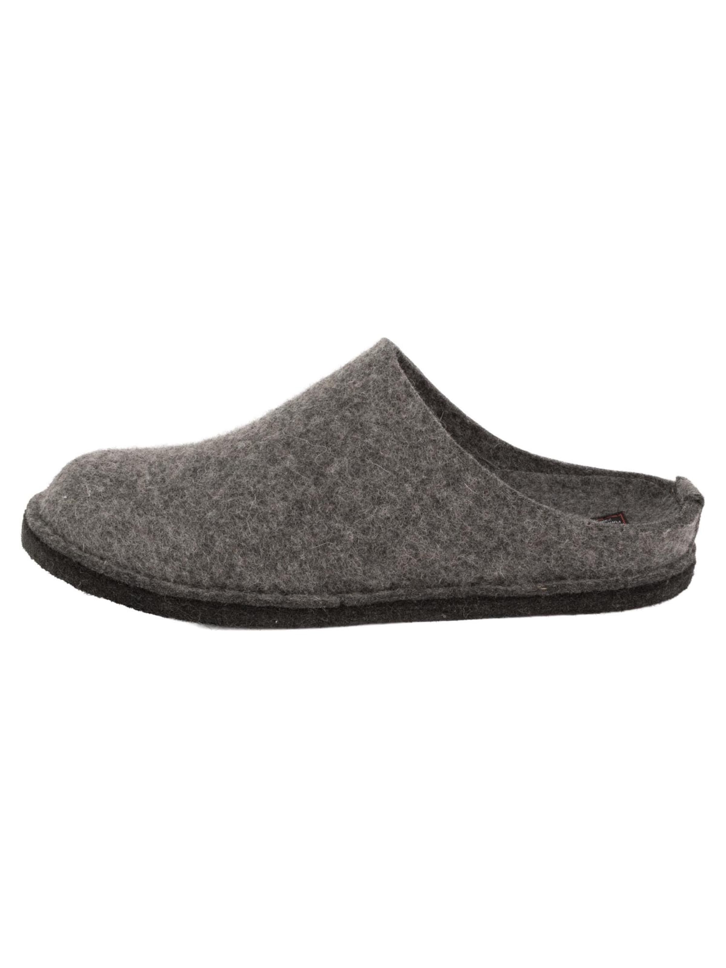 HAFLINGER Pantolette 'Flair Soft'‌‌‌‌‌‌‌‌‌ in Grau: Vorderseite