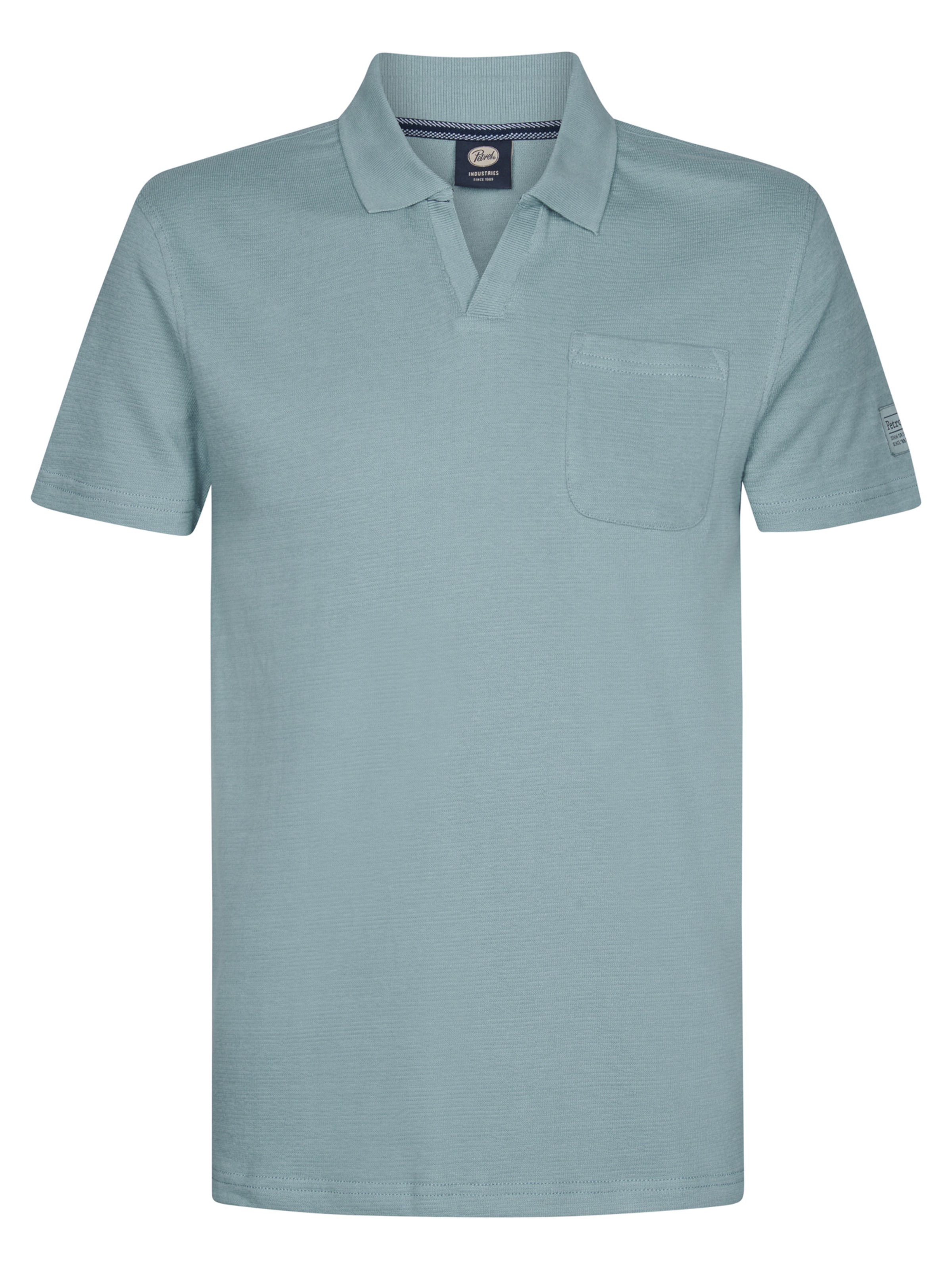 Petrol Industries Tričko – modrá: přední strana