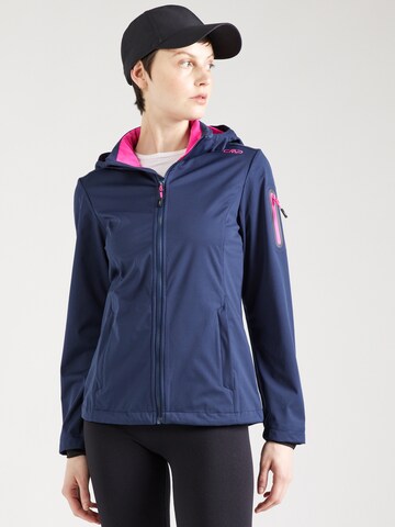 Veste outdoor CMP en bleu : devant