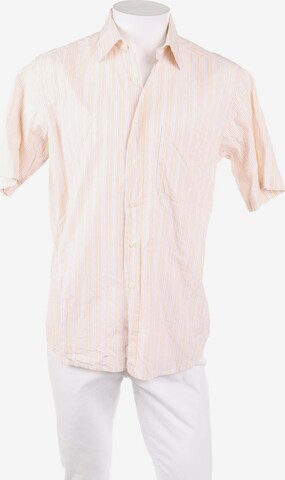 JJB BENSON Button Up Shirt in M in Beige: front