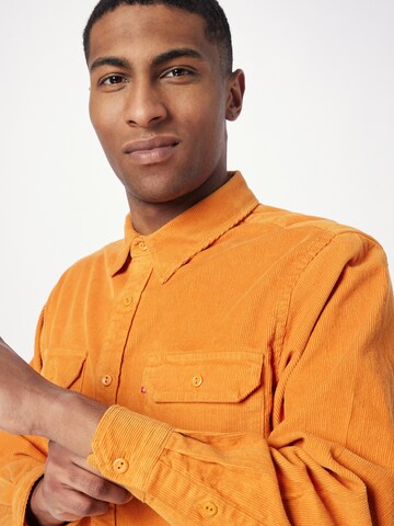 LEVI'S ® Comfort Fit Shirt 'Jackson Worker' in Orange