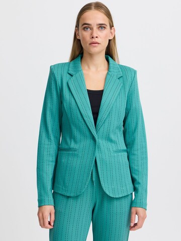 ICHI Blazer ' IHRUTI BL14 ' in Green: front
