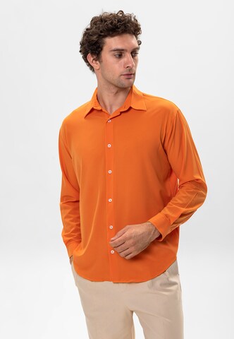 Antioch Slim fit Koszula w kolorze pomarańczowy: przód