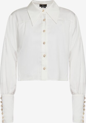 faina - Blusa en blanco: frente