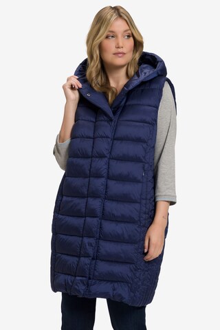 Gilet Ulla Popken en bleu : devant