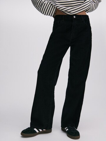 ABOUT YOU x Marie von Behrens Regular Pants 'Eve' in Black: front