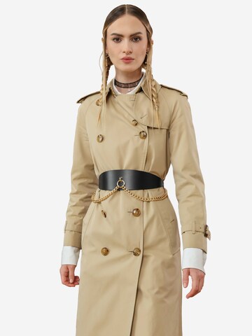 Haute Cuir Gürtel 'Thalia Chain Belt'‌ in Schwarz: Vorderseite
