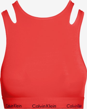Bustier Soutien-gorge Calvin Klein Underwear en rouge : devant