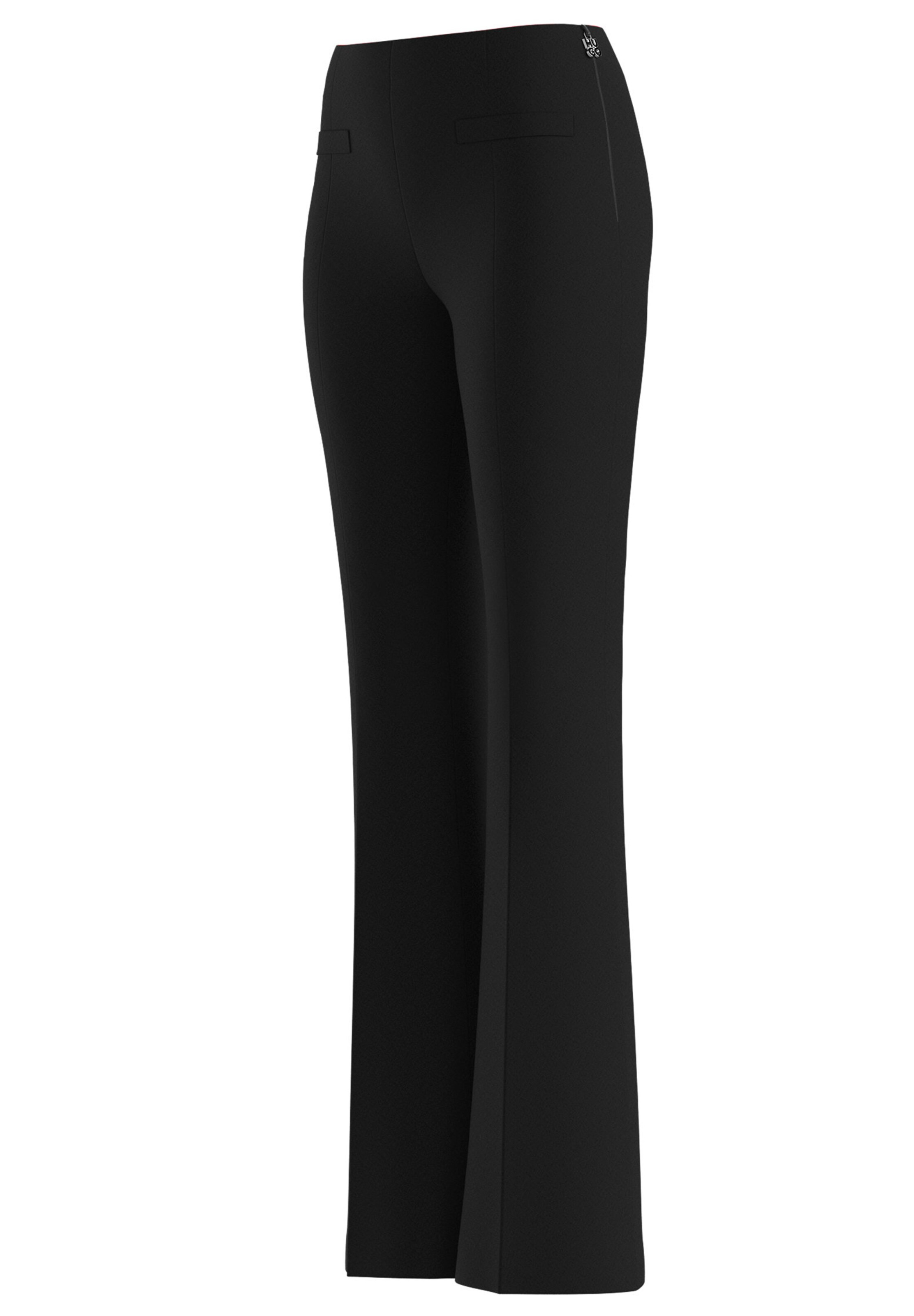 HUGO Flared Pleated Pants in Black