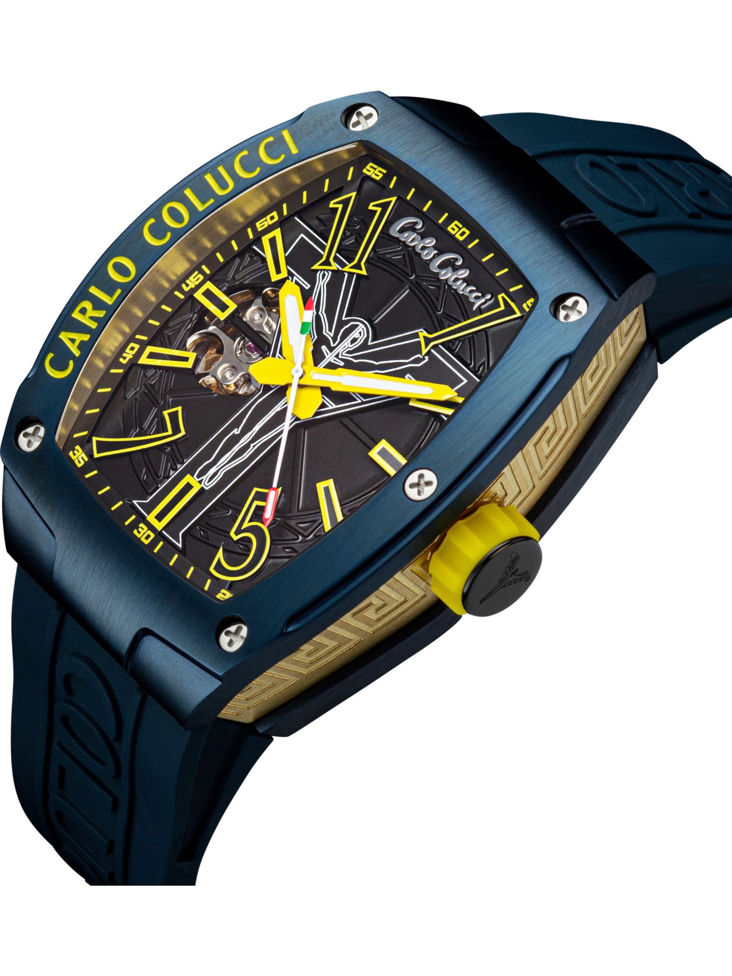 Carlo Colucci Analog watch 'Donadio' in Blue