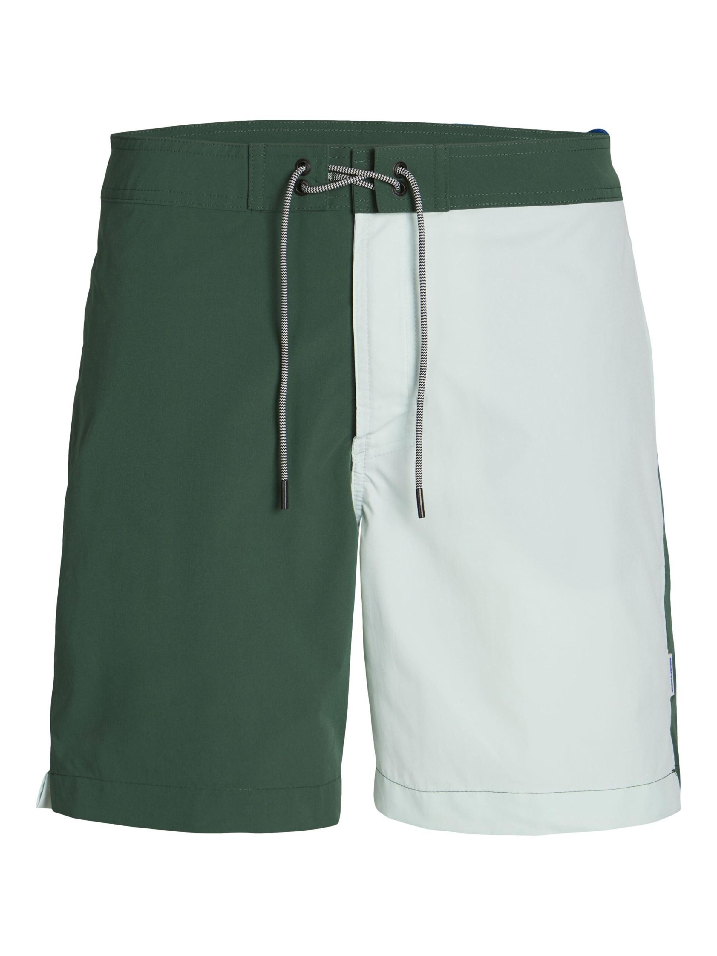 Shorts de bain JACK & JONES en vert : devant