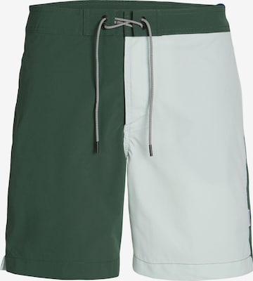 JACK & JONES Board Shorts in Green: front