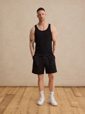 DAN FOX APPAREL - Regular Calças 'Yunus' em preto