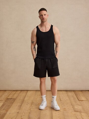 DAN FOX APPAREL Regular Shorts 'Yunus' in Schwarz