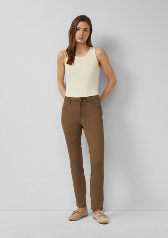 s.Oliver Slimfit Hose in Braun