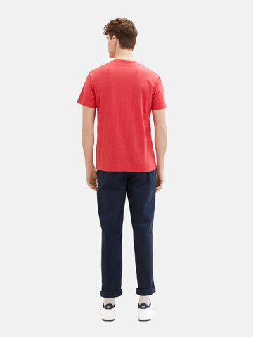 TOM TAILOR T-Shirt in Rot