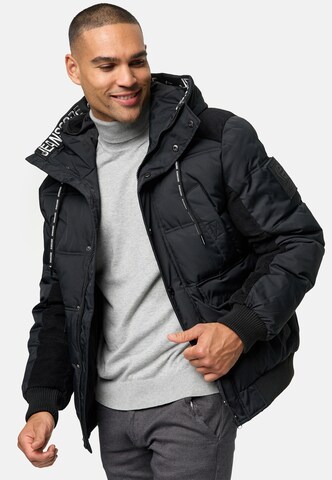 Veste d’hiver 'INJakobe' INDICODE JEANS en noir