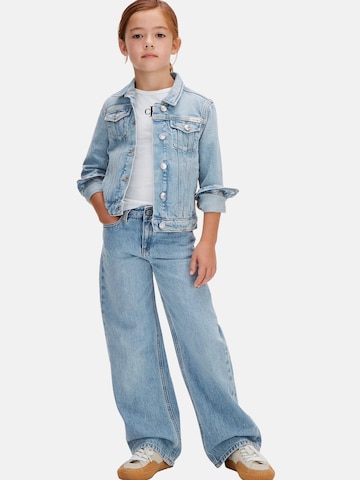 Calvin Klein Kids Szeroka nogawka Spodnie w kolorze niebieski