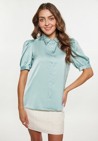 faina Blouse in Green: front