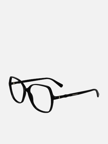 Longchamp - Gafas de sol 'Longchamp LO2769 Transparent brick 55/15/145 WOMAN Eyewear Frame' en negro: frente