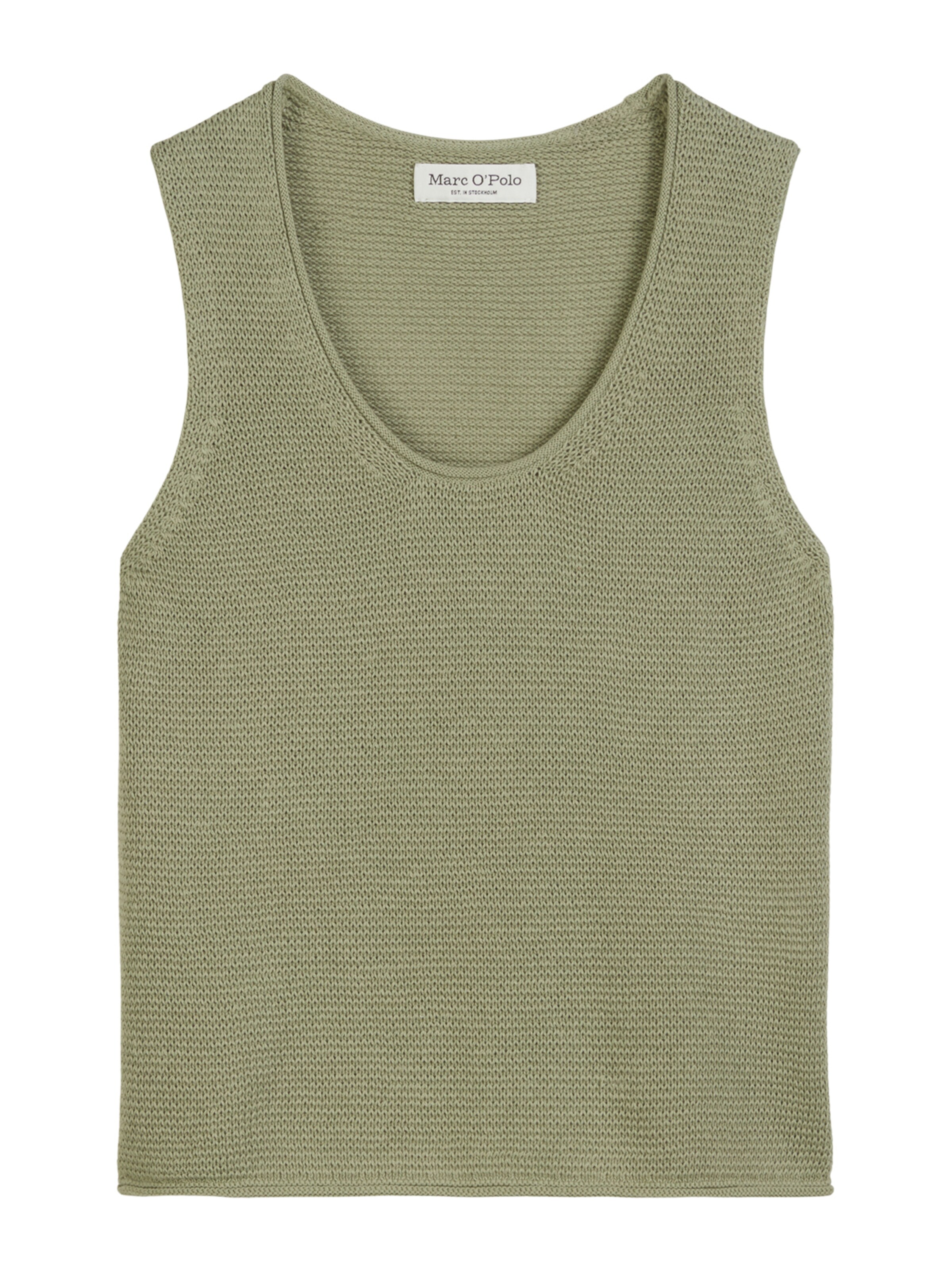 Tops en tricot Marc O'Polo en vert : devant