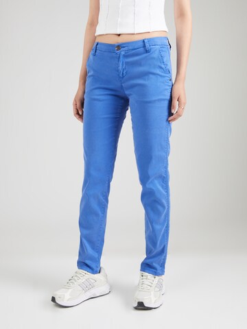 BONOBO Slim fit Chino trousers in Blue: front