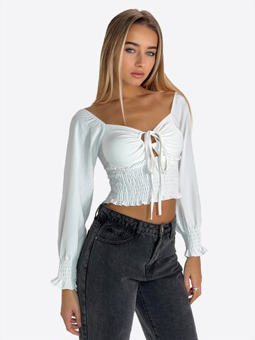 Elara Bluse in Weiß