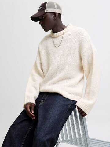 JACK & JONES Свитер 'JCOKIDD' в Белый