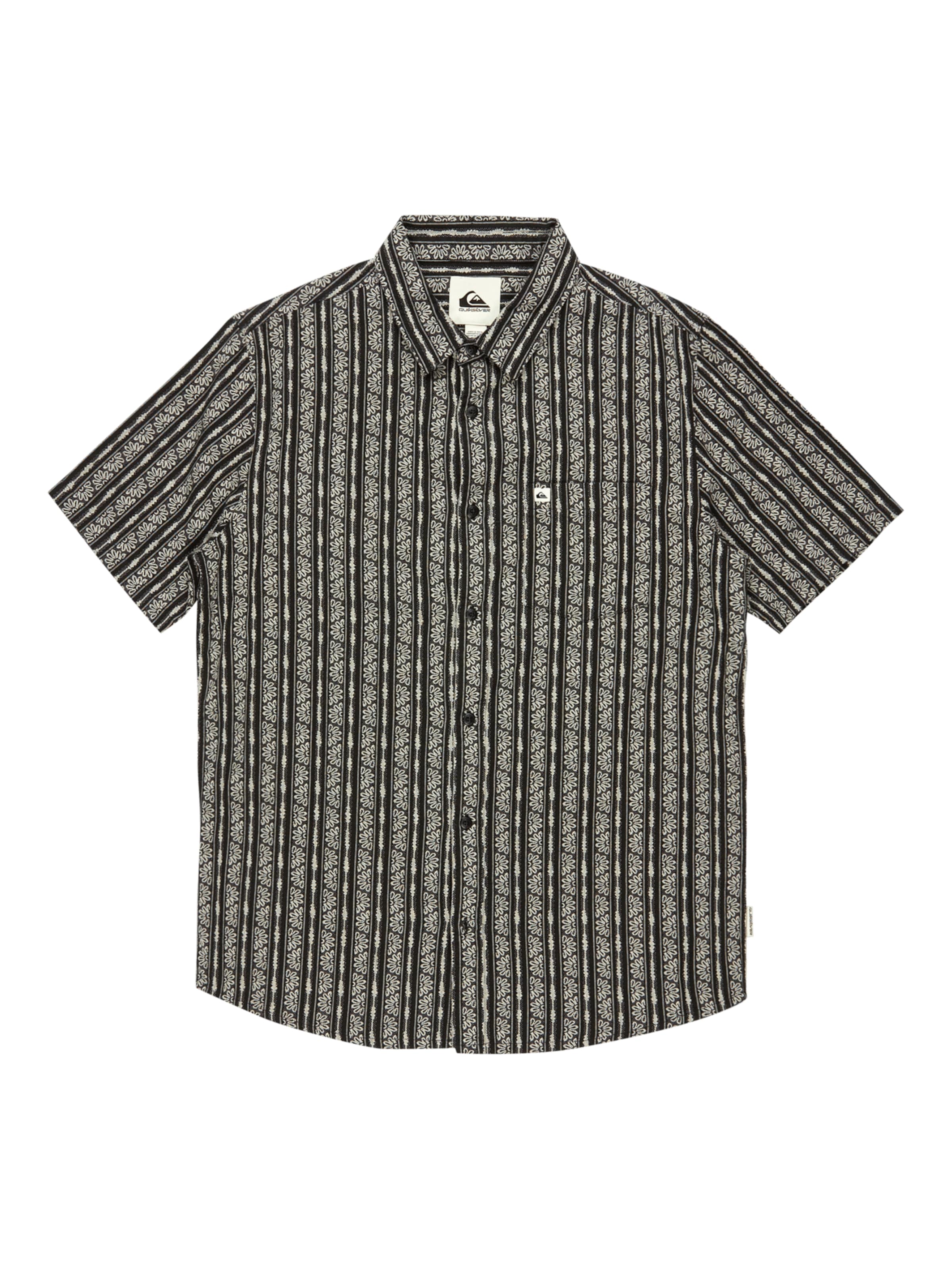 QUIKSILVER Regular Fit Hemd 'Street Way' in Schwarz: Vorderseite