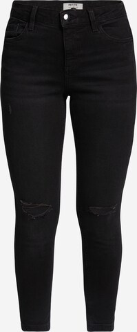 Dorothy Perkins PetiteSkinny Traperice 'Darcy' - crna boja: prednji dio