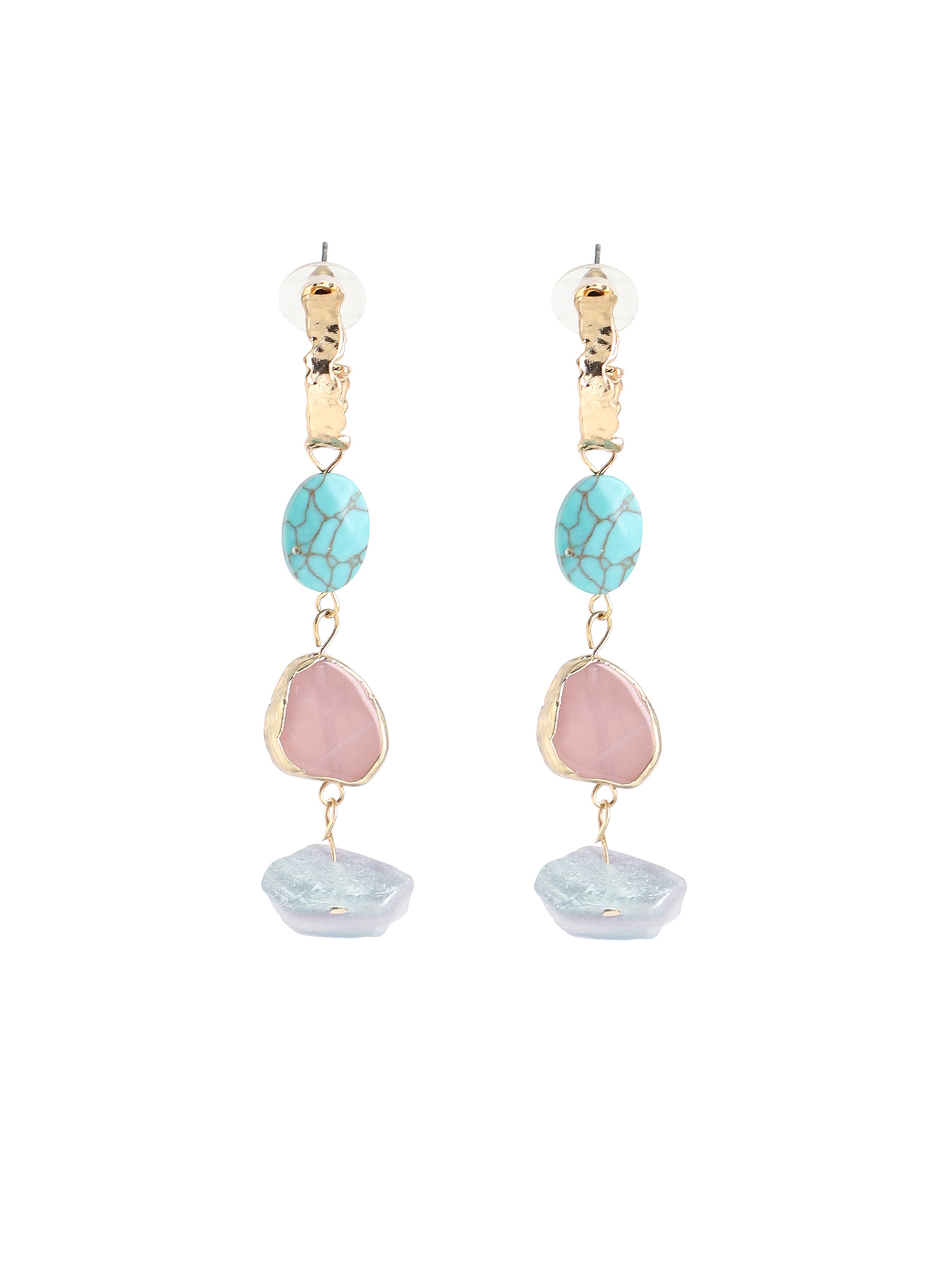 SOHI Σκουλαρίκια 'Chrystal' σε ανάμεικτα χρώματα: μπροστά