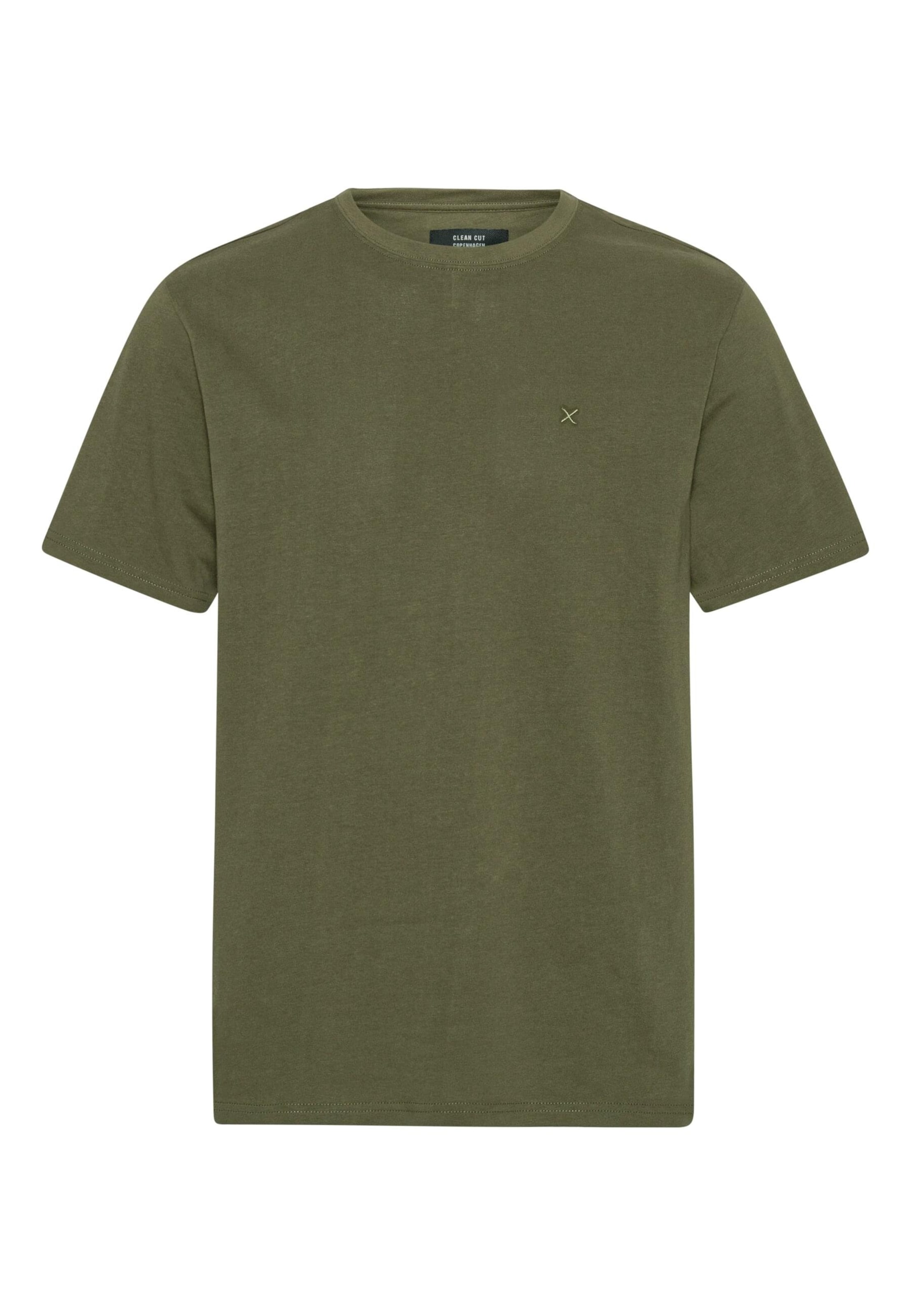 Clean Cut Copenhagen T-Shirt 'Stable' in Grün: Vorderseite