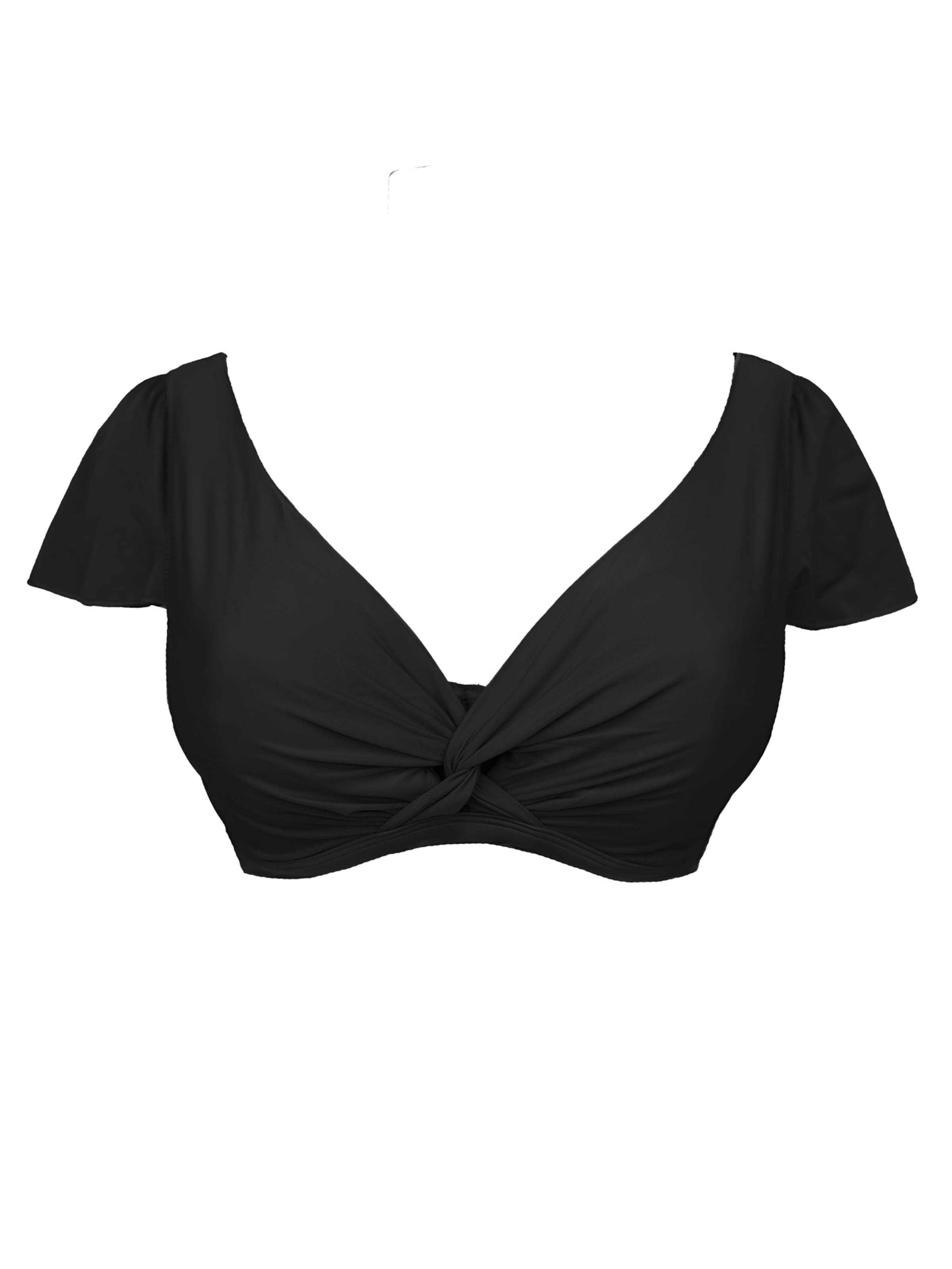 SugarShape Bikinitop 'Mambo' in Schwarz: Vorderseite