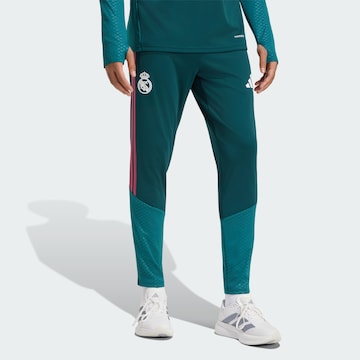 Slimfit Pantaloni sportivi 'Real Madrid 26/27 Tiro26 Competition' di ADIDAS PERFORMANCE in verde: frontale