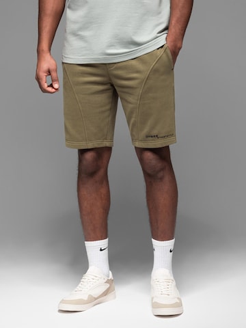 Slimfit Pantaloni sportivi di Ombre in verde