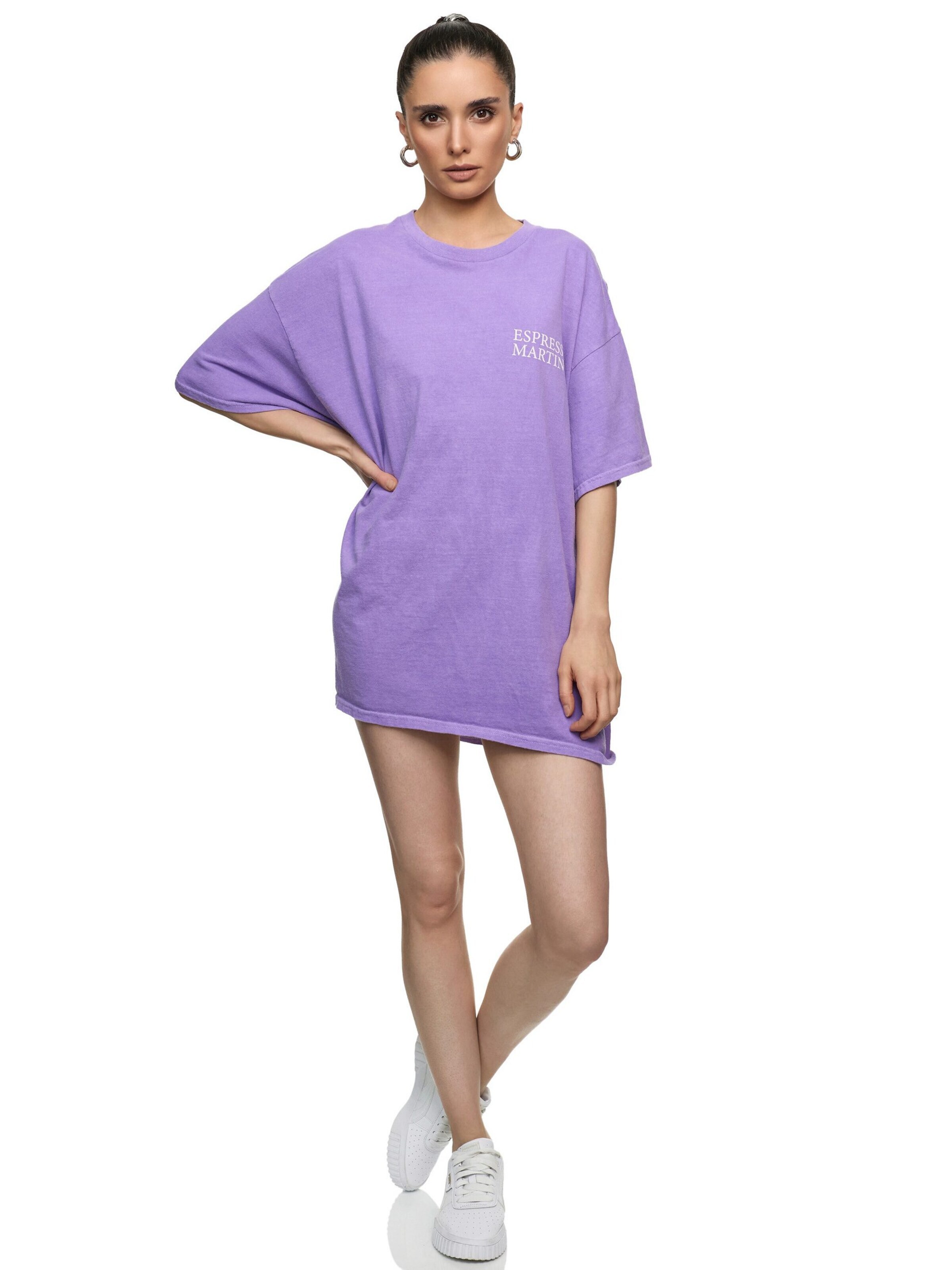 Worldclassca Oversizeshirt 'Espresso Martini'‌‌‌ in Lila: Vorderseite